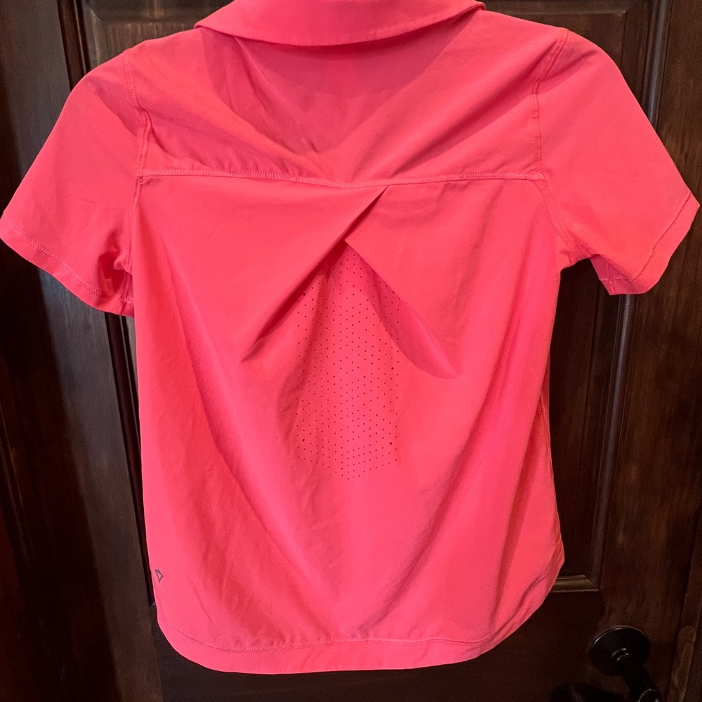 Ivivva Pink Button Down Polo